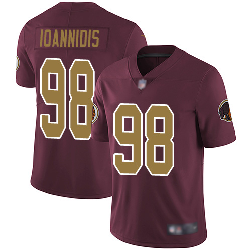 Washington Redskins Limited Burgundy Red Men Matt Ioannidis Alternate Jersey NFL Football #98 80th->youth nfl jersey->Youth Jersey